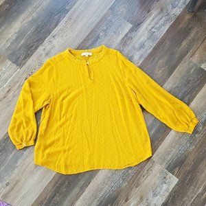 Ann Taylor LOFT PLUS Long Sleeve Shirt 20